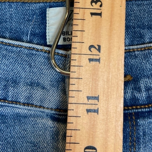 J. Crew Billie Demi Boot Crop Women's Jeans Size 29 Light Wash Stretch Blue - Picture 8 of 11